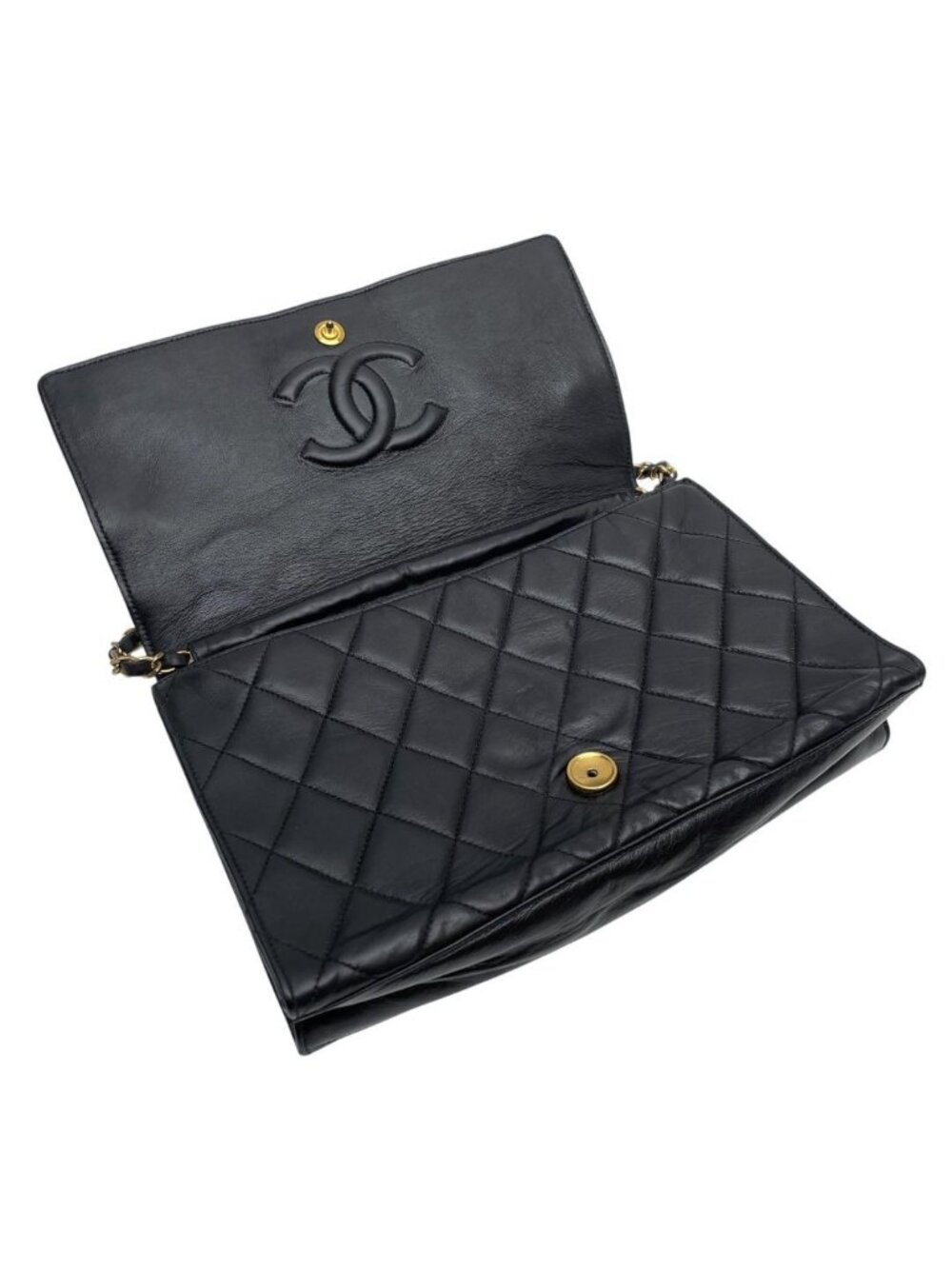 Chanel Quilted Lambskin Circle Logo Chain Shoulder Bag - Picture 8 of 10